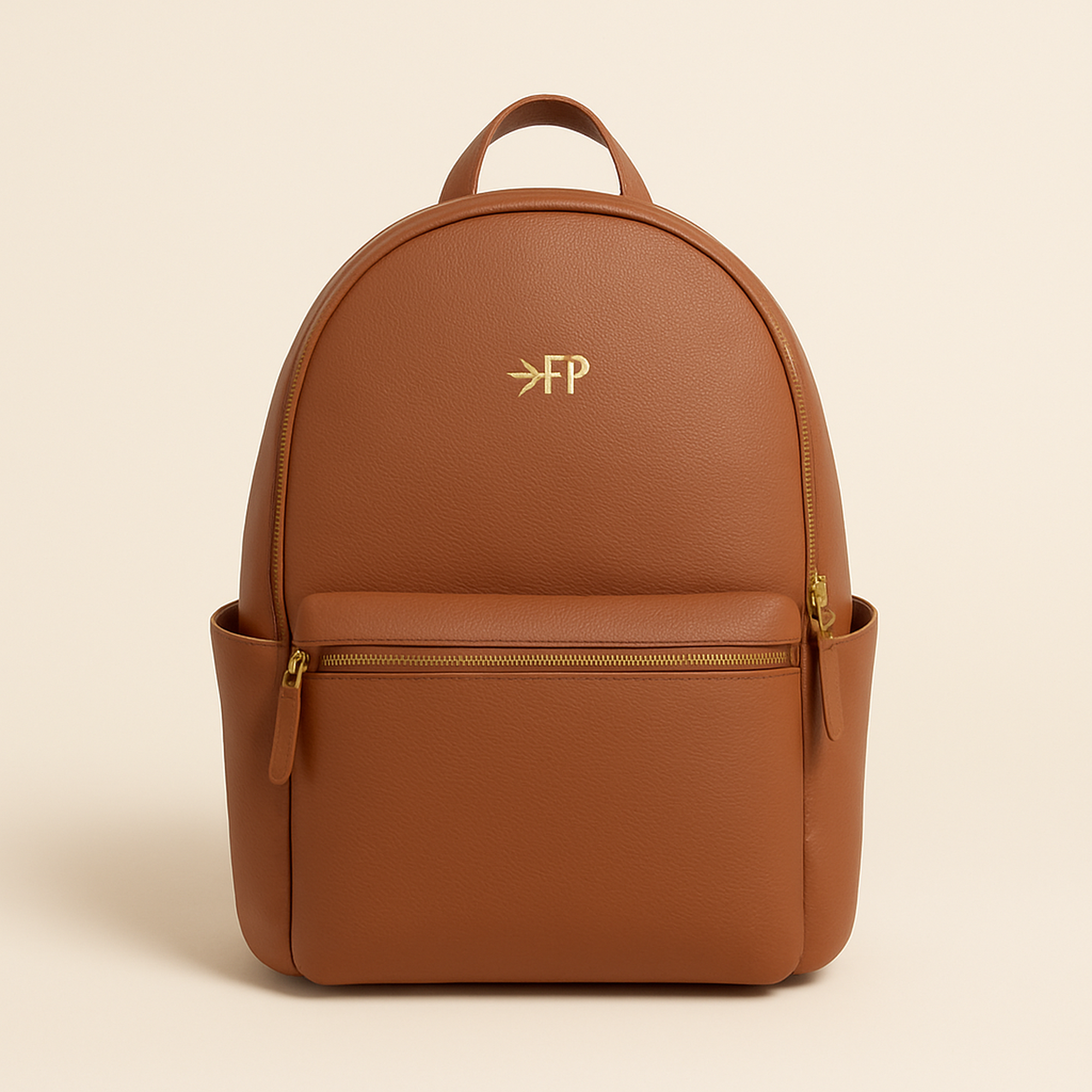 Cognac Classic City Diaper Bag II — primary — Clean ecommerce product shot — refreshed editorial photography