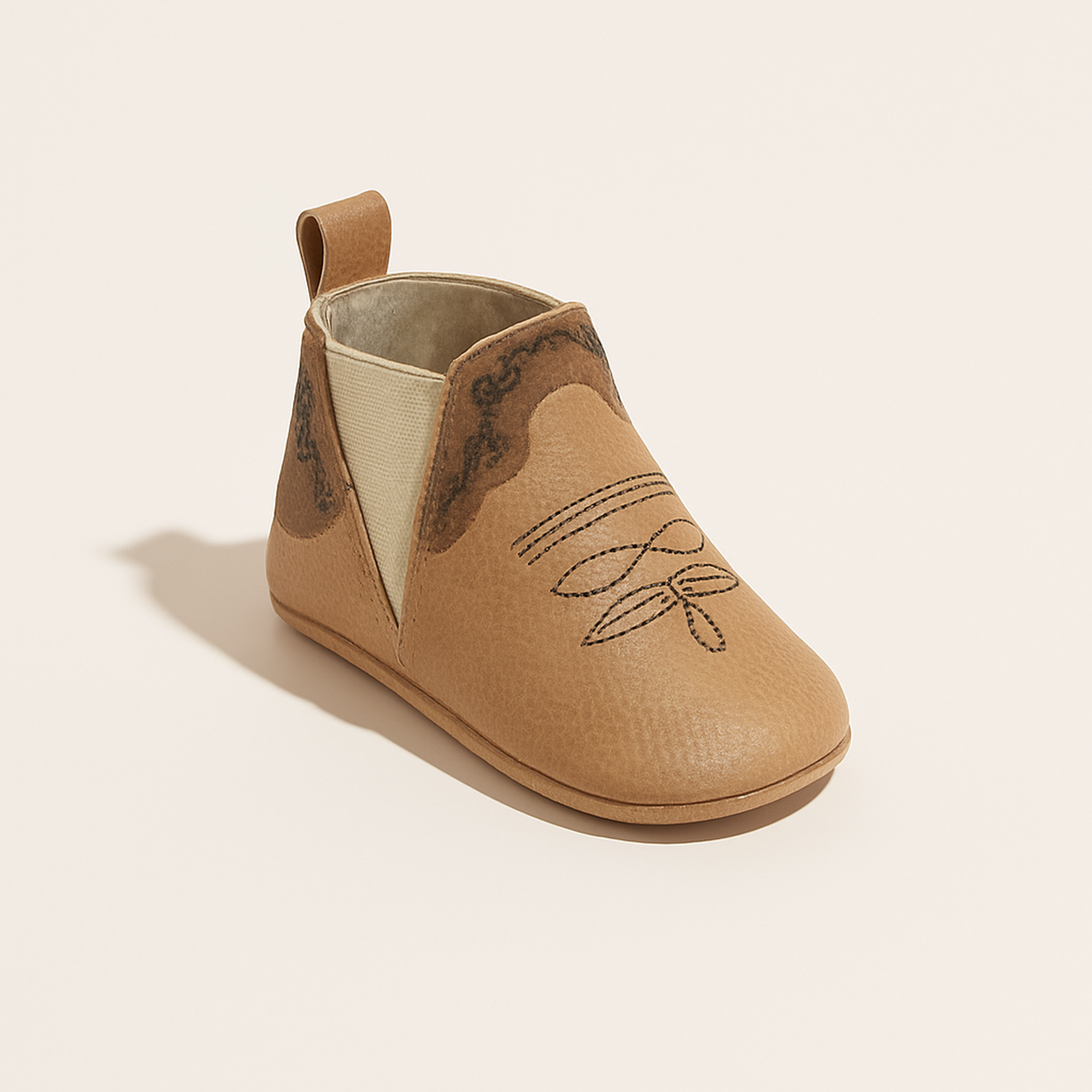 Cowboy Chelsea Boot Baby Shoe — primary — Clean ecommerce product shot — refreshed editorial photography