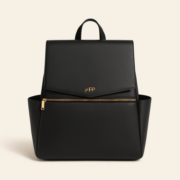 Ebony Classic Diaper Bag II — primary — Clean ecommerce product shot — refreshed editorial photography