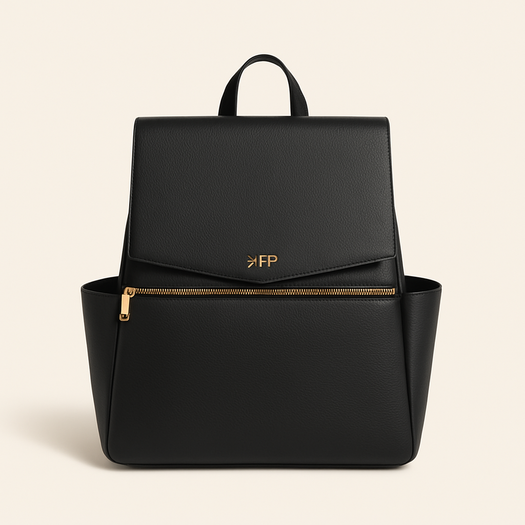 Ebony Classic Diaper Bag II — primary — Clean ecommerce product shot — refreshed editorial photography