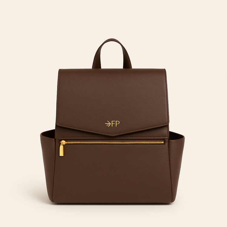 Espresso Mini Classic Diaper Bag II — primary — Clean ecommerce product shot — refreshed editorial photography