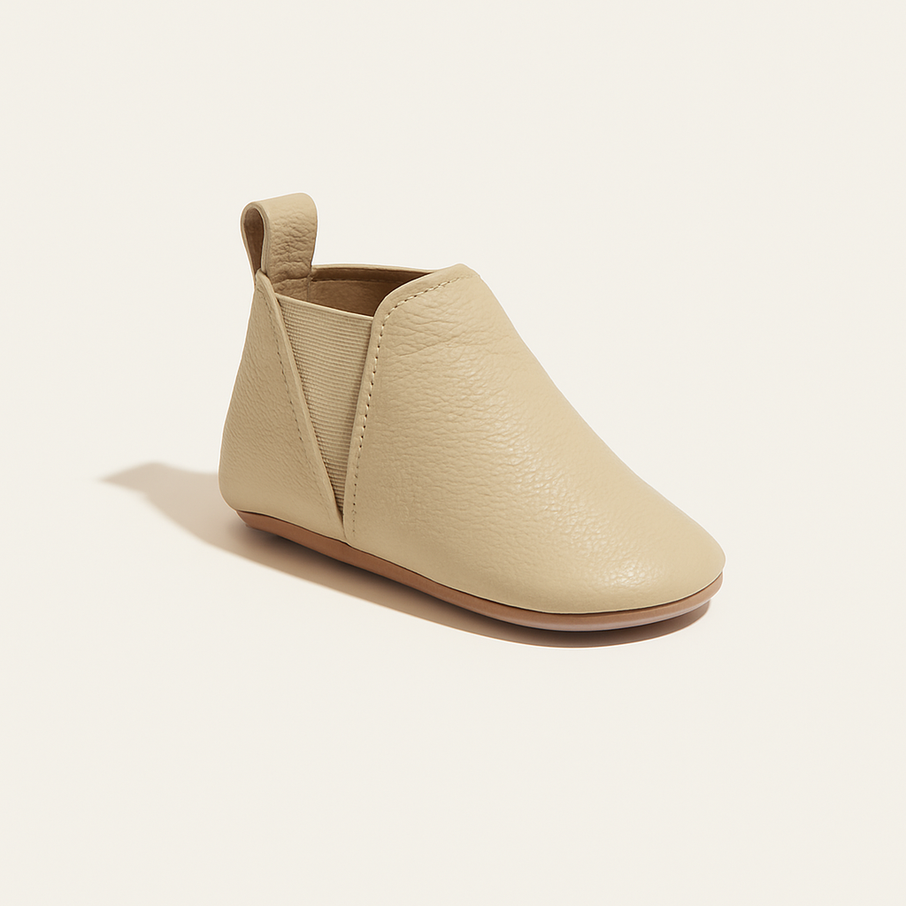 Toasted Birch Chelsea Boot Baby Shoe — primary — Clean ecommerce product shot — refreshed editorial photography