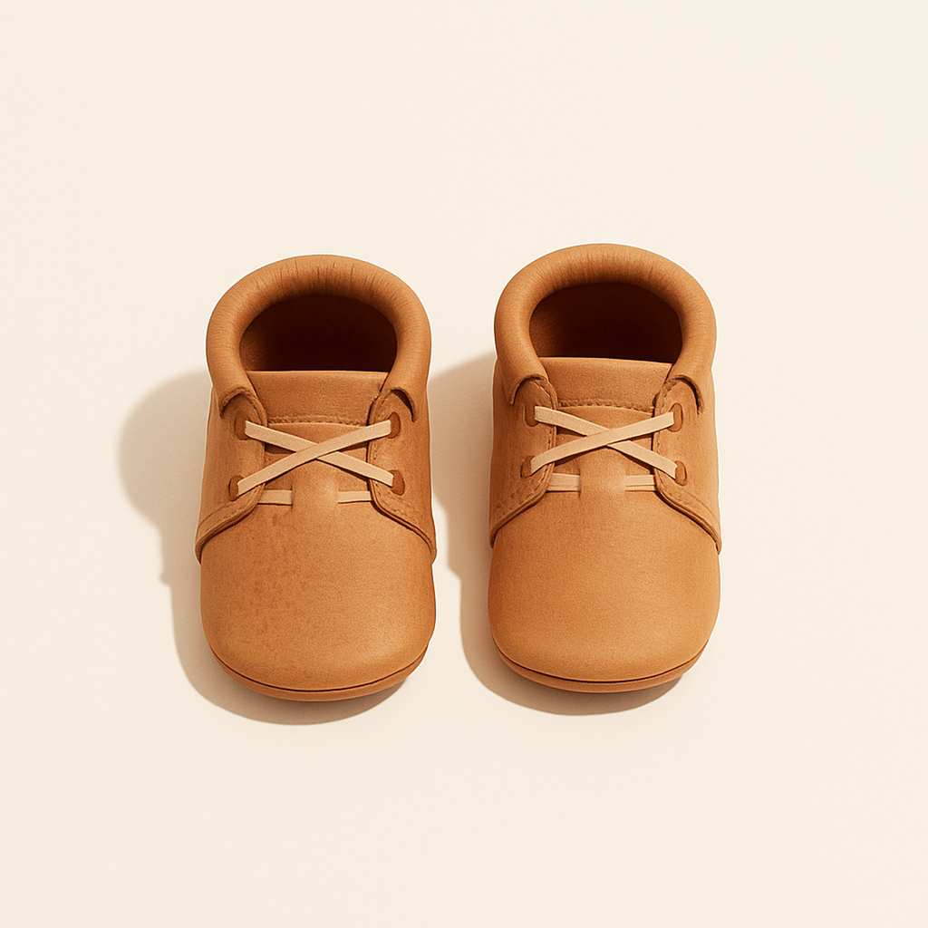 Zion Oxford Baby Shoe — primary — Clean ecommerce product shot — refreshed editorial photography
