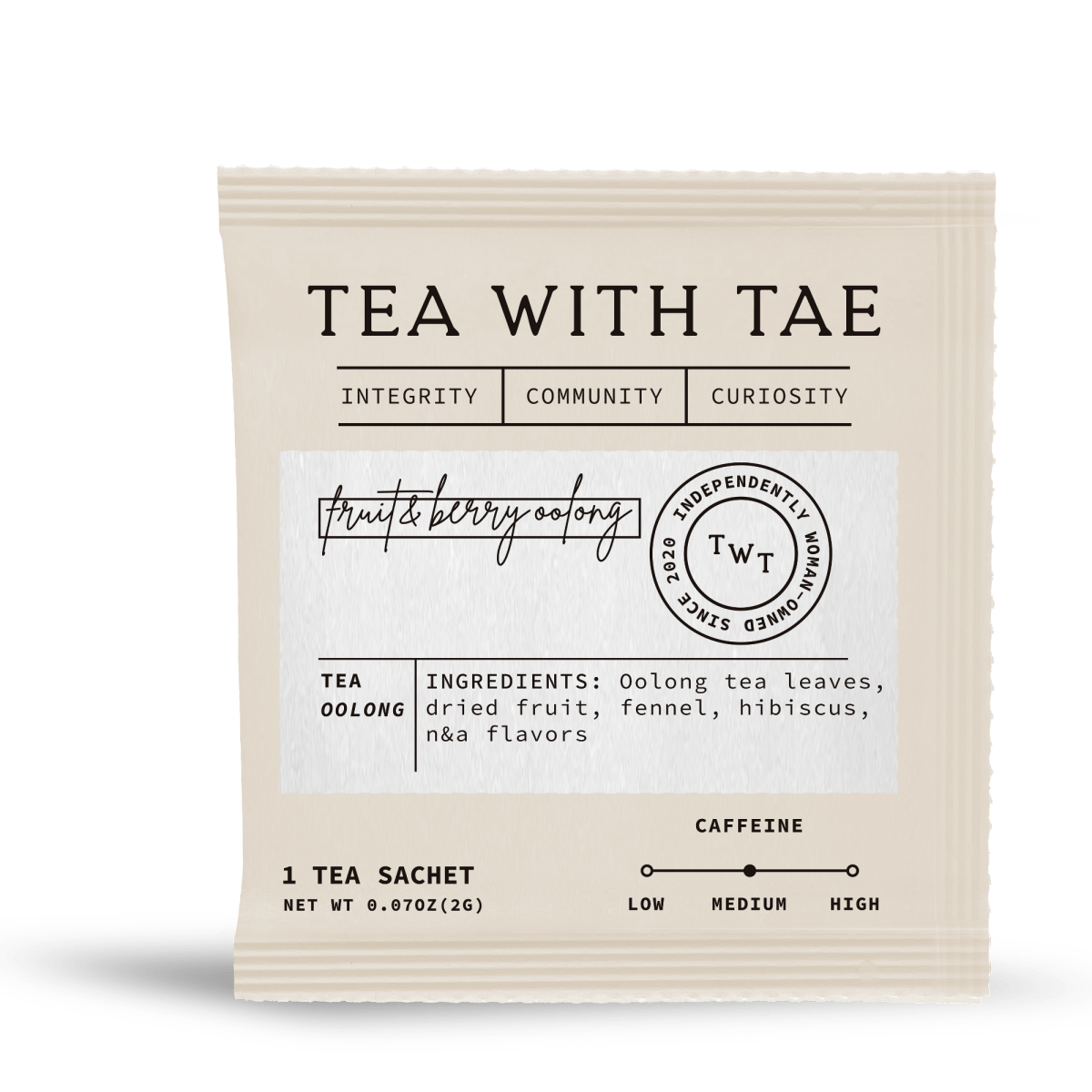 Fruit & Berry Oolong 50 ct. Overwrap Bag – wander & roam