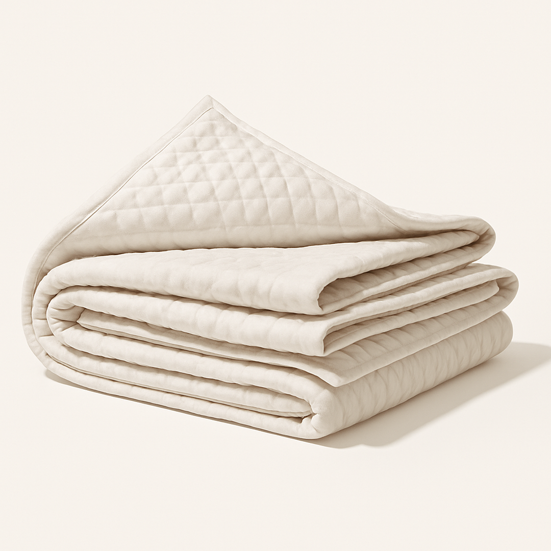 Original Weighted Blanket — grey — Clean ecommerce product shot — refreshed editorial photography