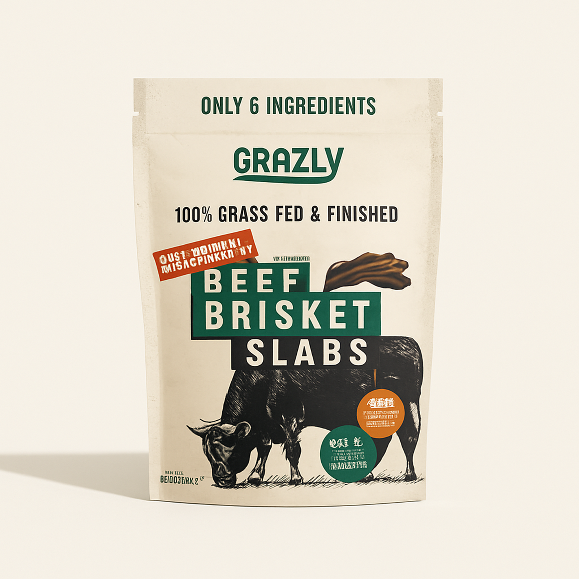 Raw Honey & Coconut Aminos Brisket Slabs — primary — Clean ecommerce product shot — refreshed editorial photography