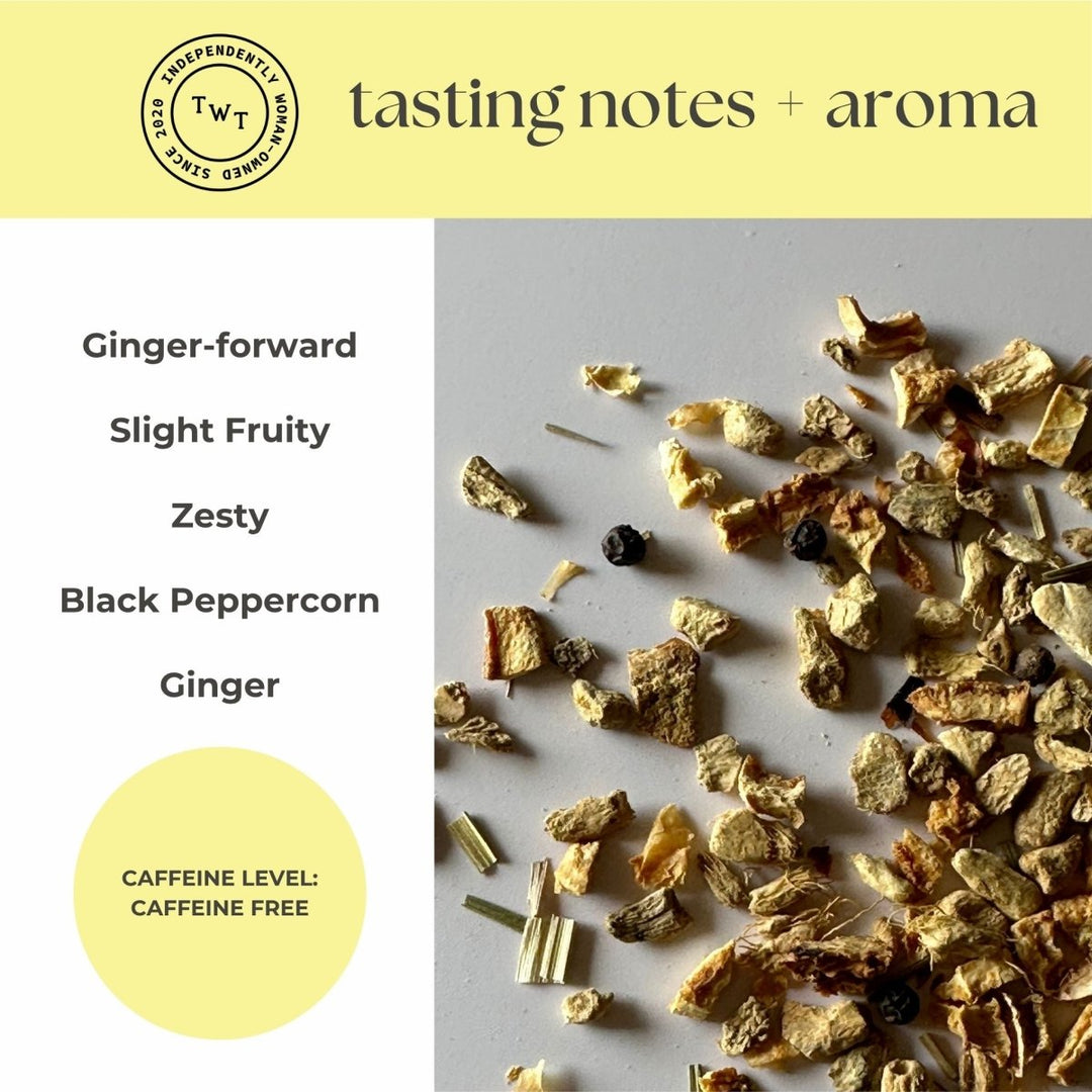 Lemon Ginger Mini Tea Tube (5 tea bags)