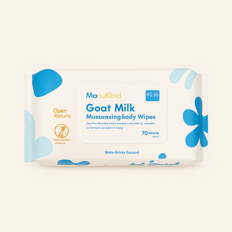 Manukind Goat Milk Baby Wipes — primary — Clean ecommerce product shot — refreshed editorial photography
