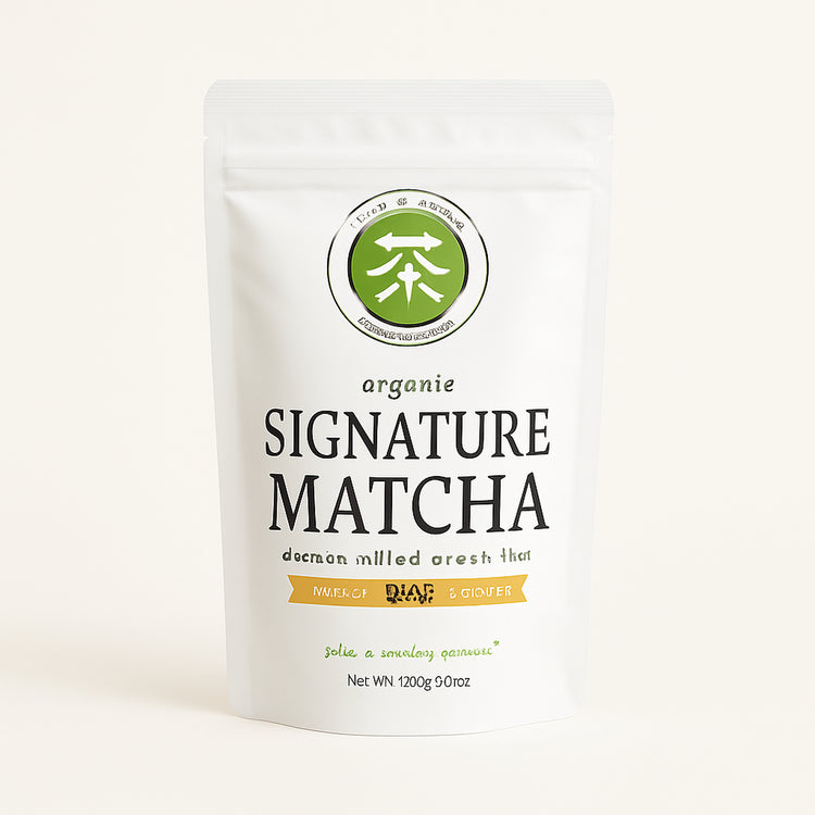 Organic Signature Matcha — primary — Clean ecommerce product shot — refreshed editorial photography