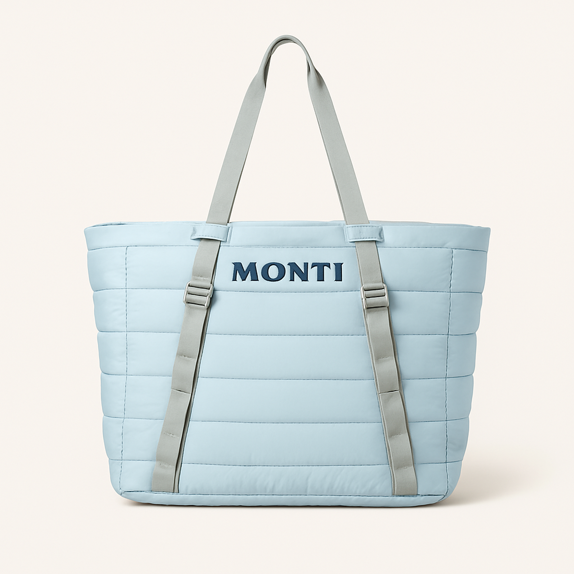 The Kingfisher Cooler Tote — sky-blue — Clean ecommerce product shot — refreshed editorial photography