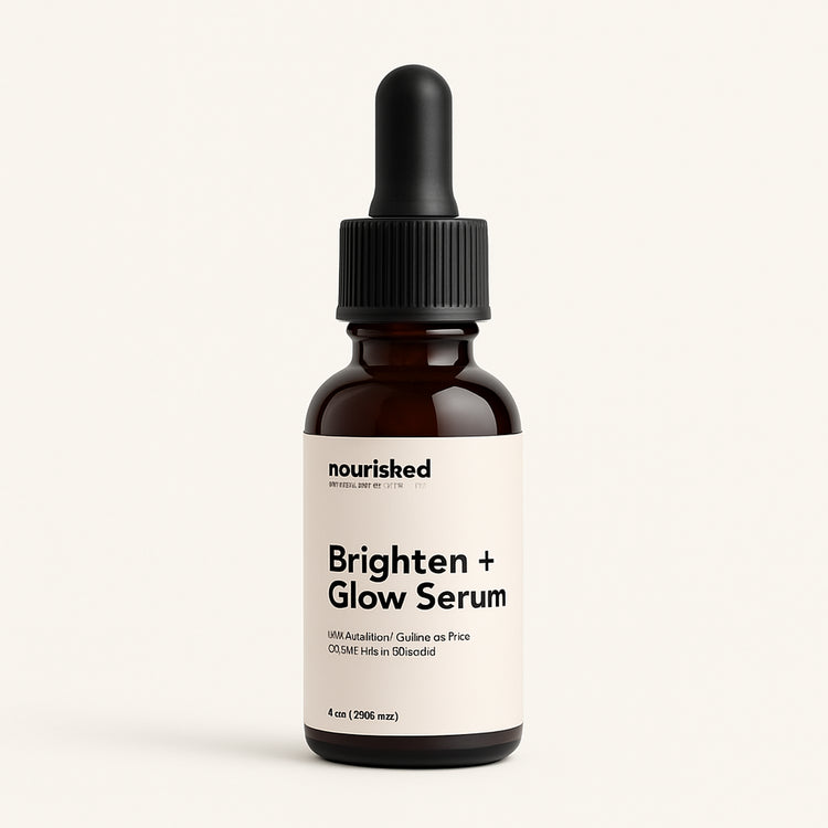 Brighten + Glow Skin Serum — primary — Clean ecommerce product shot — refreshed editorial photography