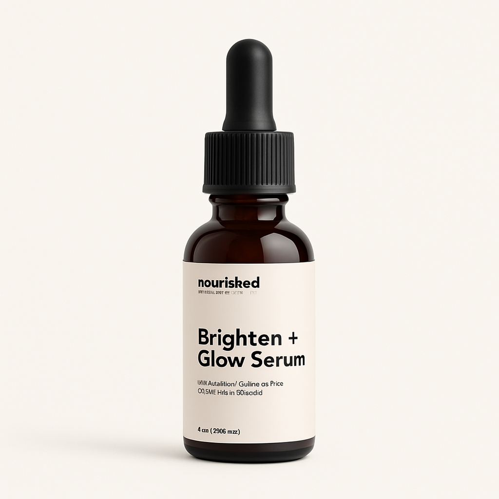 Brighten + Glow Skin Serum — primary — Clean ecommerce product shot — refreshed editorial photography