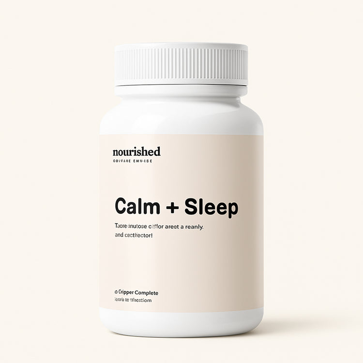 Calm + Sleep — primary — Clean ecommerce product shot — refreshed editorial photography