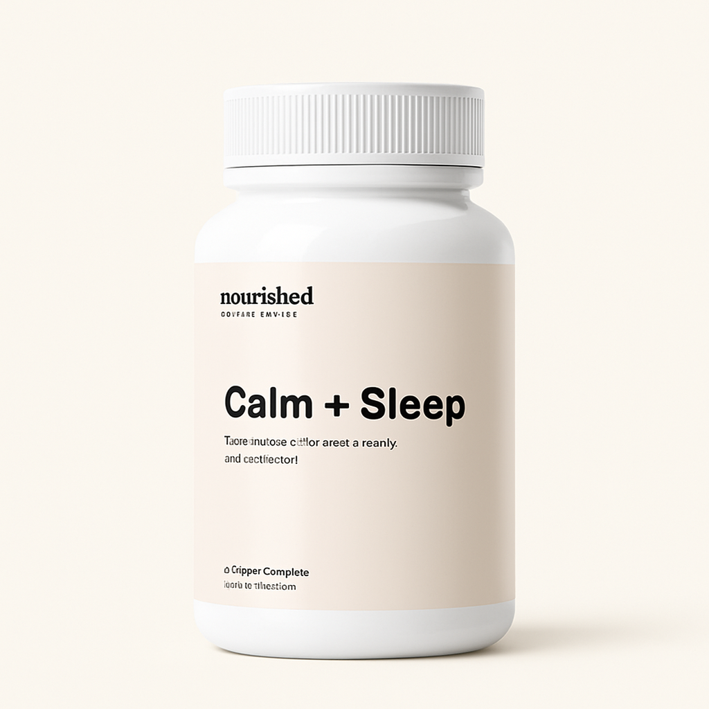 Calm + Sleep — primary — Clean ecommerce product shot — refreshed editorial photography