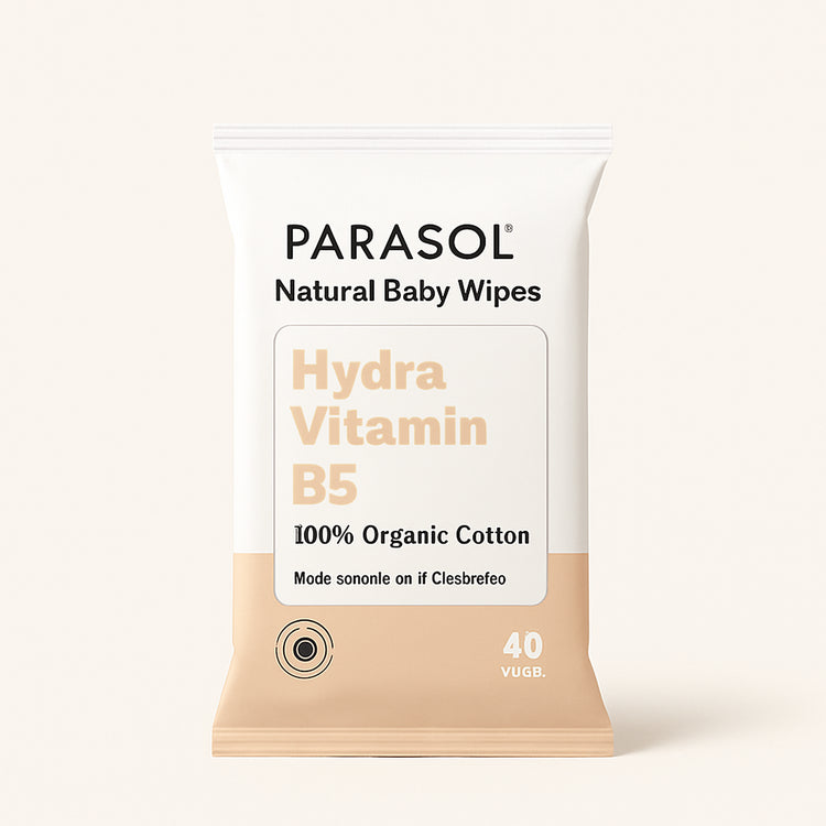100% Organic Cotton Baby Wipes With Hydra Vitamin B5™ — primary — Clean ecommerce product shot — refreshed editorial photography