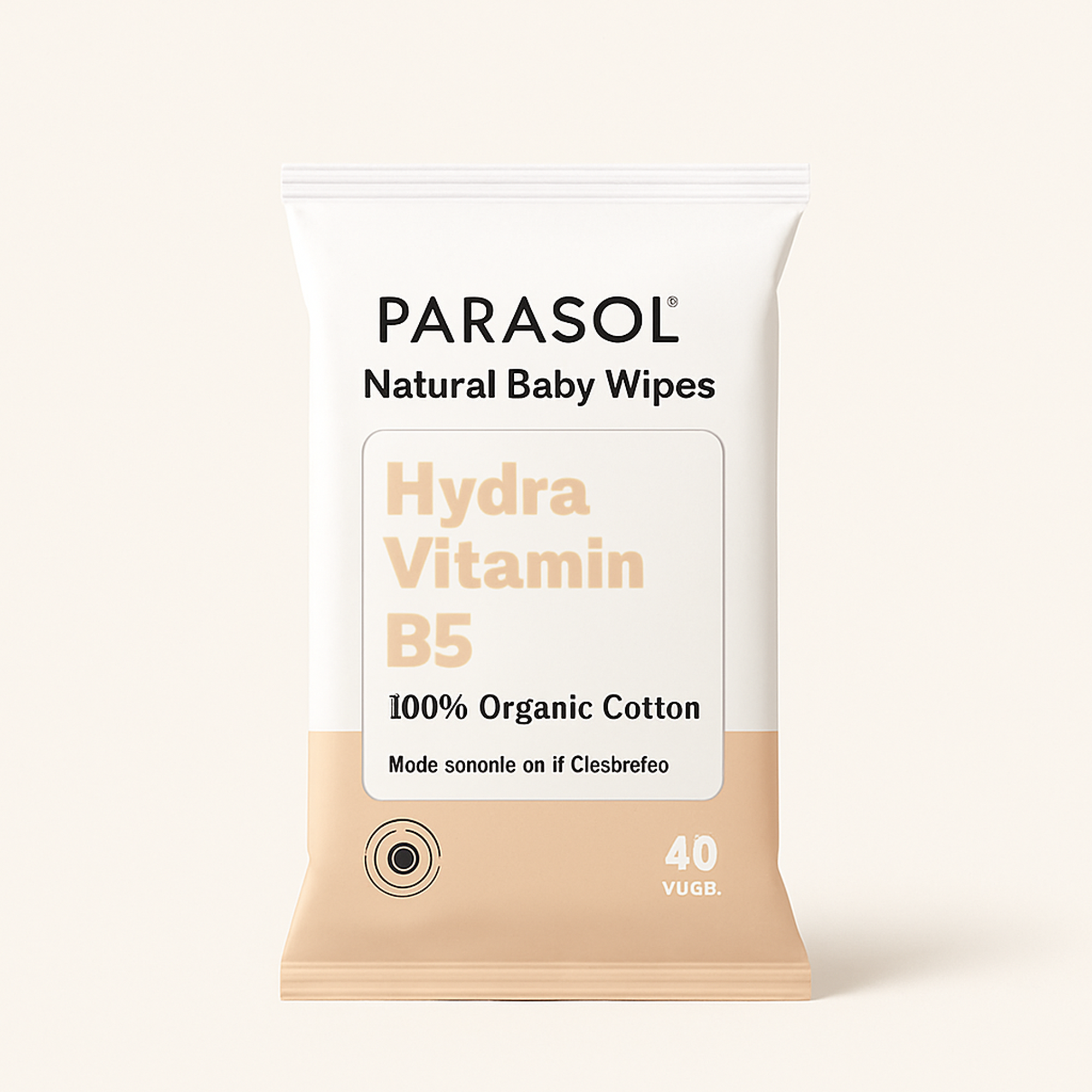 100% Organic Cotton Baby Wipes With Hydra Vitamin B5™ — primary — Clean ecommerce product shot — refreshed editorial photography