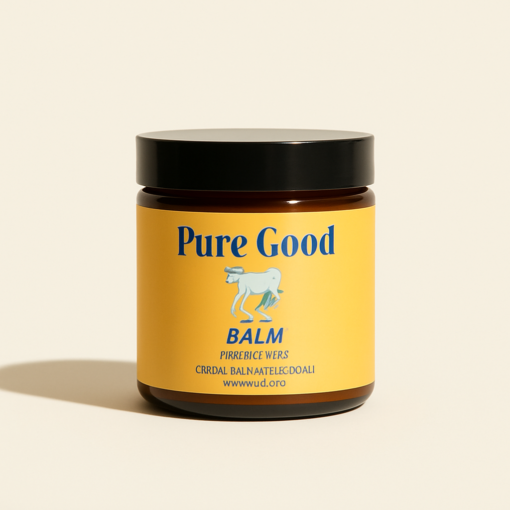 Cedarwood + Patchouli Tallow Balm - Firming & Balancing — primary — Clean ecommerce product shot — refreshed editorial photography