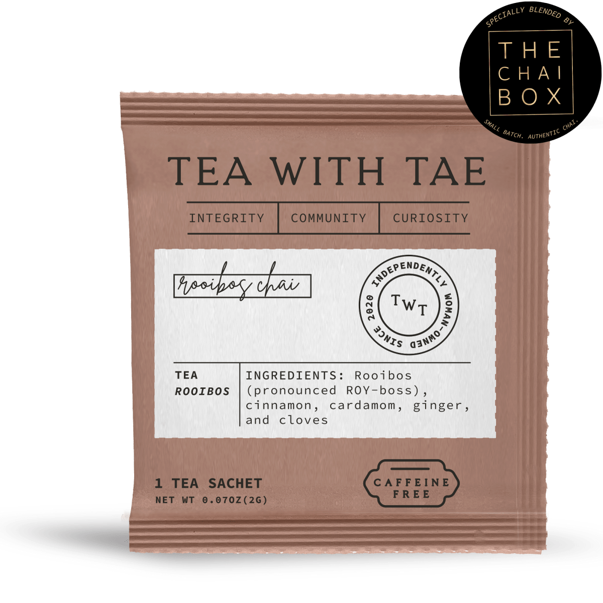 Rooibos Chai 50 ct. Overwrap Bag