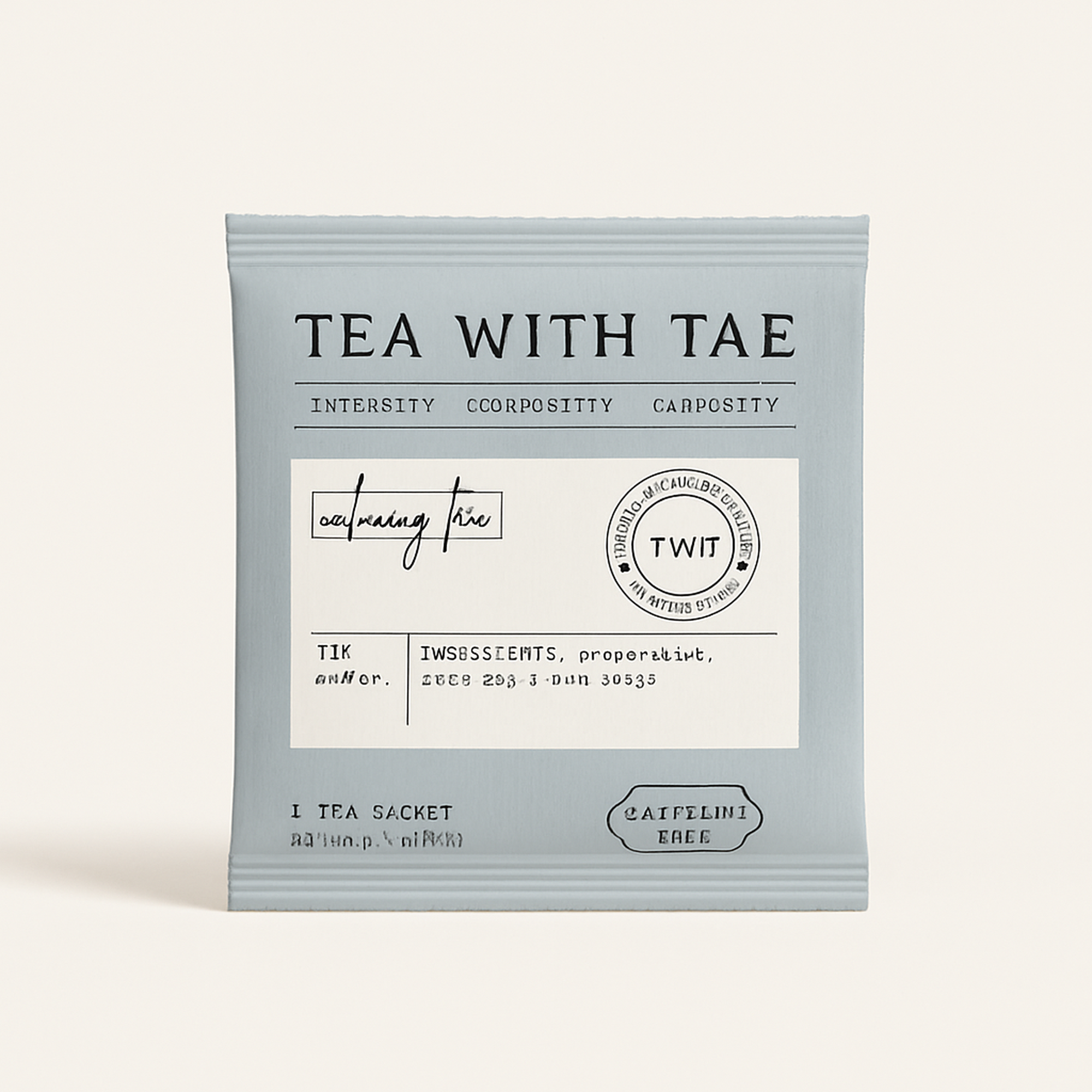 Calming Tea 50 ct. Overwrap Bag — primary — Clean ecommerce product shot — refreshed editorial photography