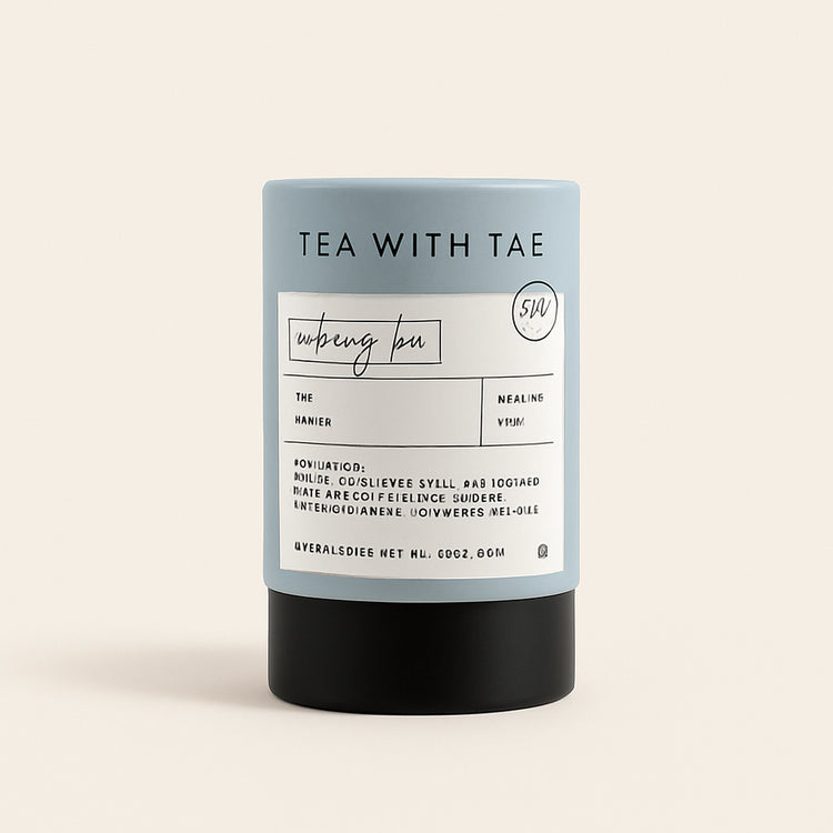 Calming Tea Mini Tea Tube (5 tea bags) — primary — Clean ecommerce product shot — refreshed editorial photography