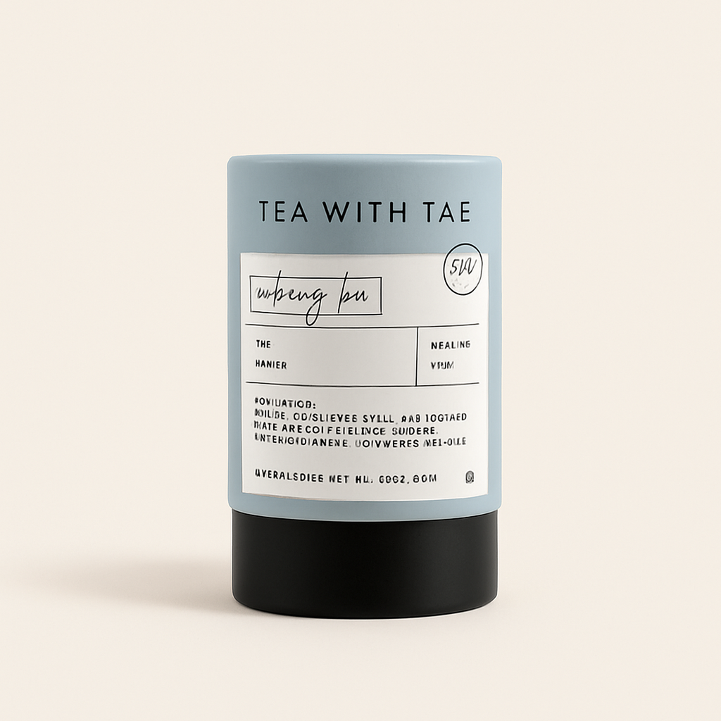 Calming Tea Mini Tea Tube (5 tea bags) — primary — Clean ecommerce product shot — refreshed editorial photography