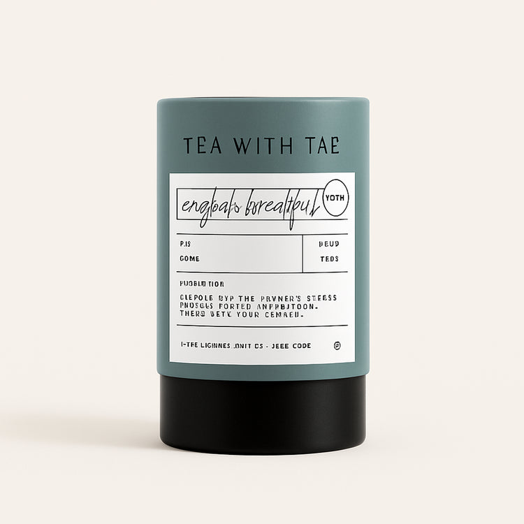 English Breakfast Mini Tea Tube (5 tea bags) — primary — Clean ecommerce product shot — refreshed editorial photography