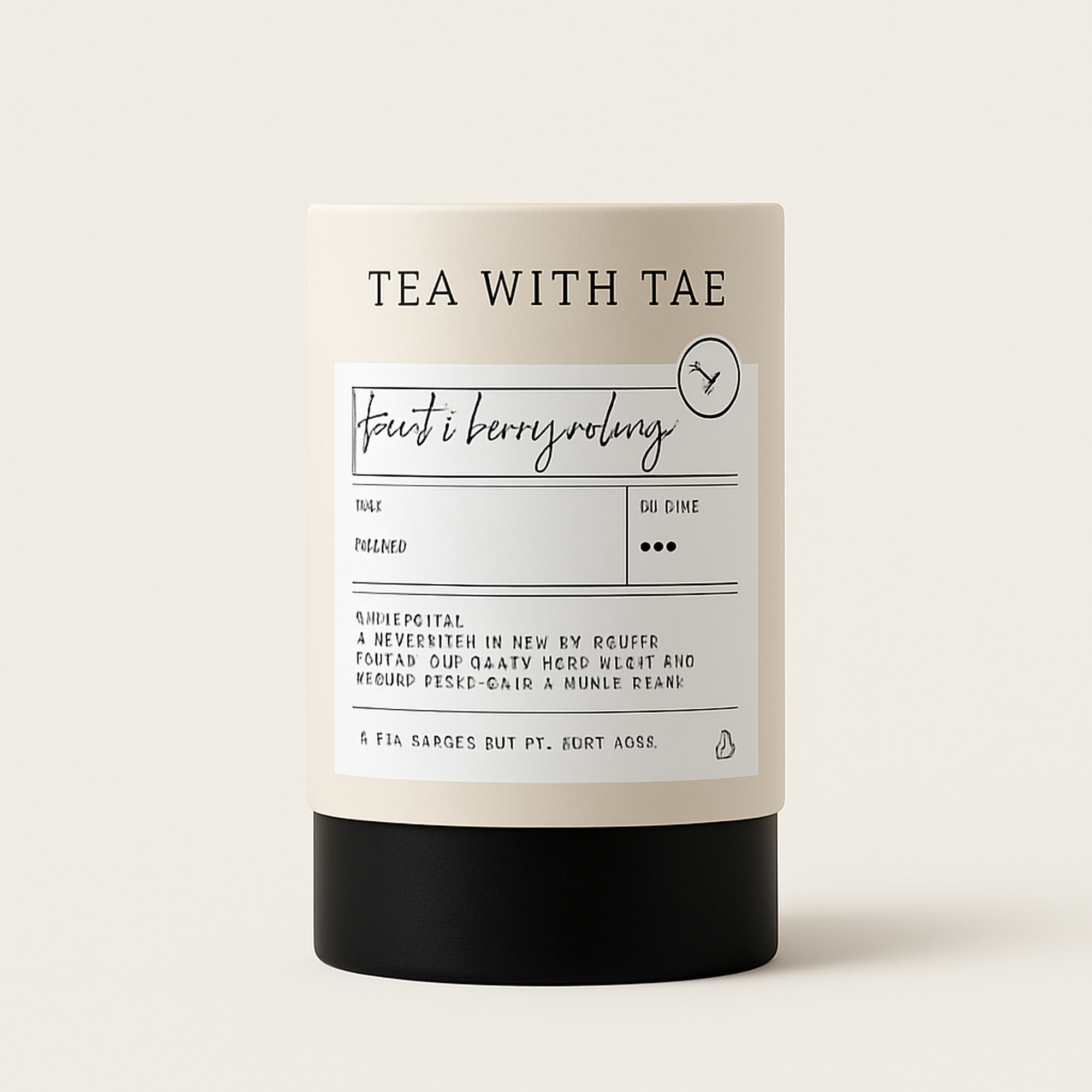 Fruit & Berry Oolong Mini Tea Tube (5 tea bags) — primary — Clean ecommerce product shot — refreshed editorial photography