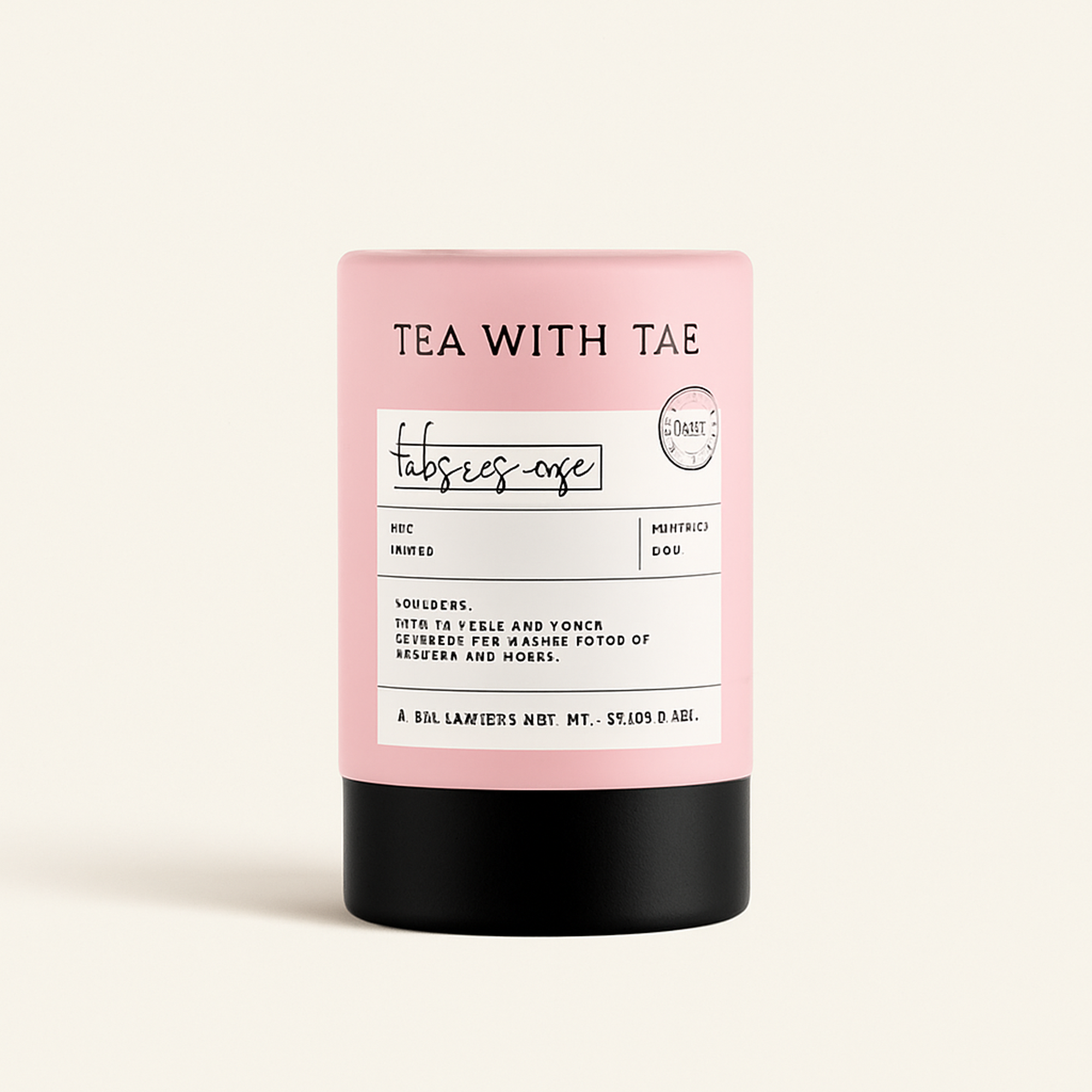 Hibiscus Rose Mini Tea Tube (5 tea bags) — primary — Clean ecommerce product shot — refreshed editorial photography