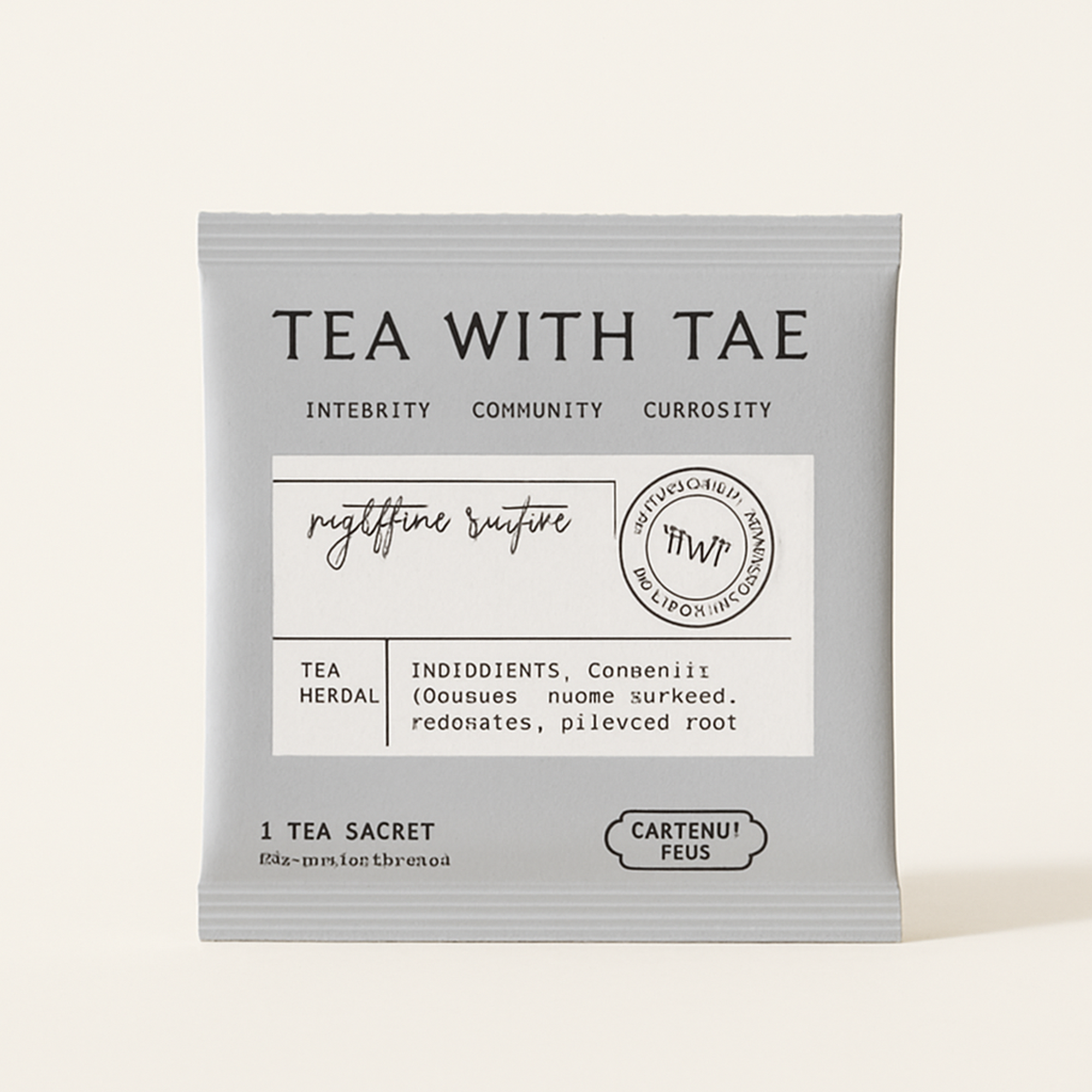 Nighttime Routine 50 ct. Overwrap Bag — primary — Clean ecommerce product shot — refreshed editorial photography
