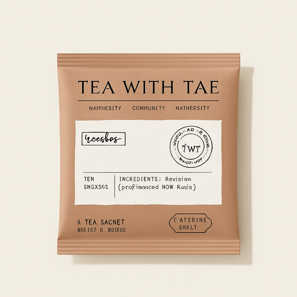 Rooibos 50 ct. Overwrap Bag — primary — Clean ecommerce product shot — refreshed editorial photography