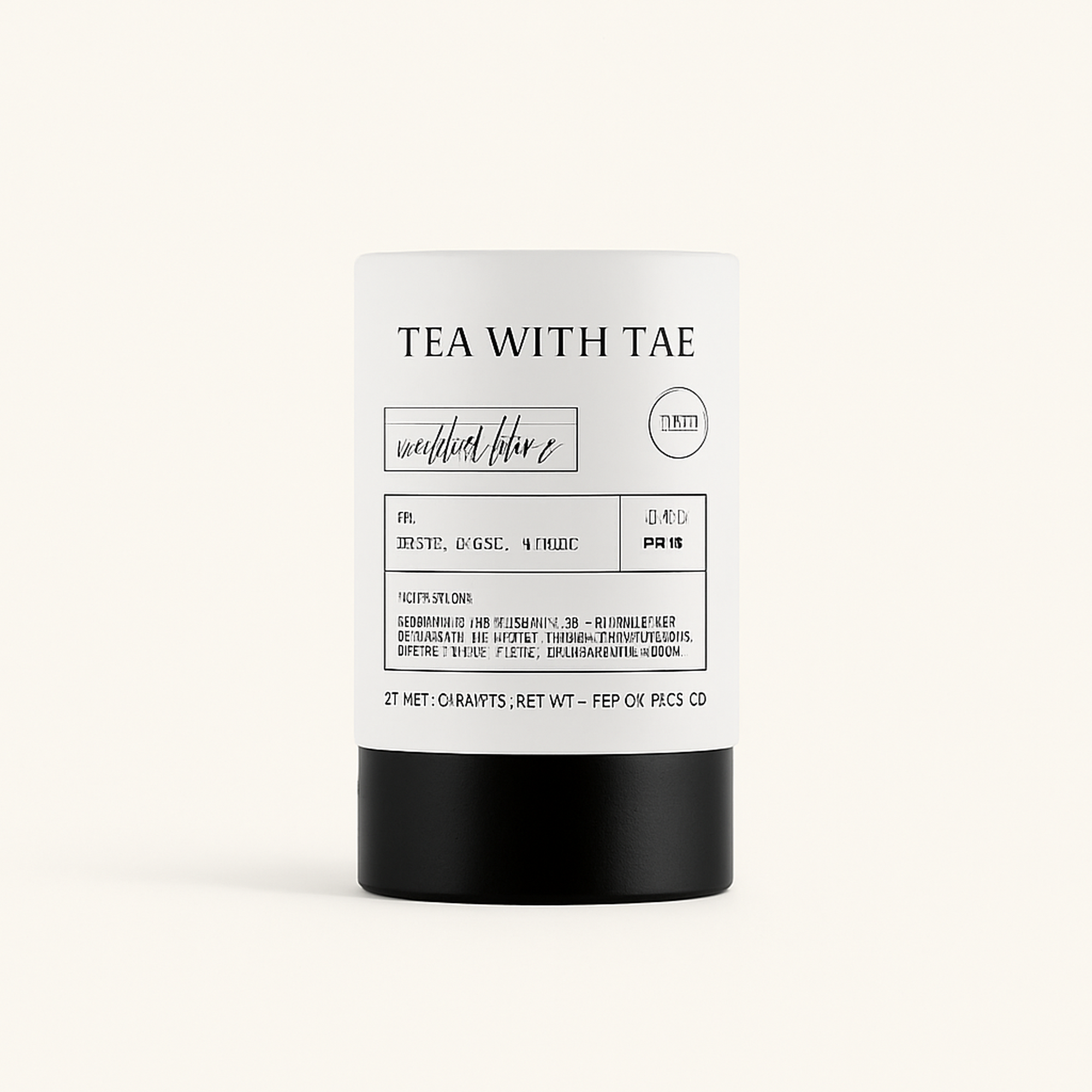 Wedded Bliss Mini Tea Tube (5 tea bags) — primary — Clean ecommerce product shot — refreshed editorial photography