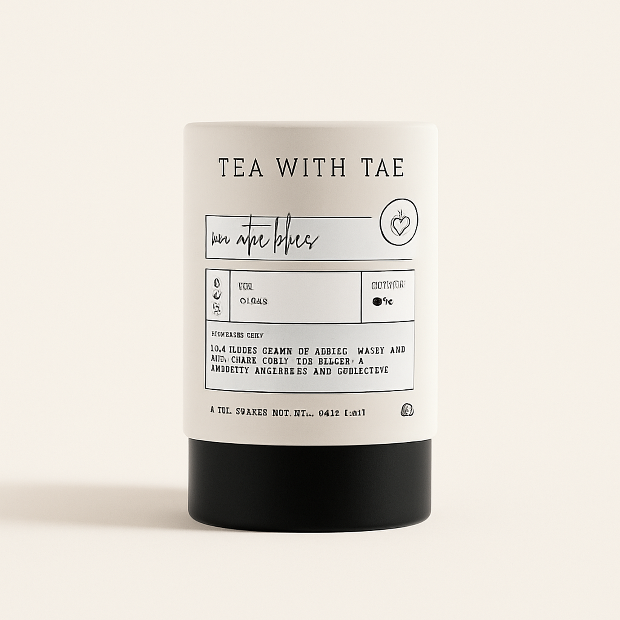 Winter Bliss Mini Tea Tube (5 tea bags) — primary — Clean ecommerce product shot — refreshed editorial photography