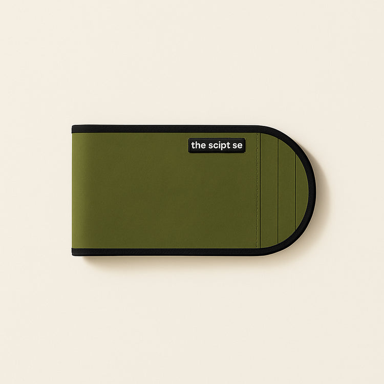 the mini sclpt band® — force-of-nature-green — Clean ecommerce product shot — refreshed editorial photography