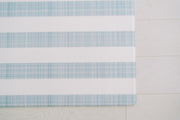 emerson ikat + jack stripe in rainwash blue - PREORDER