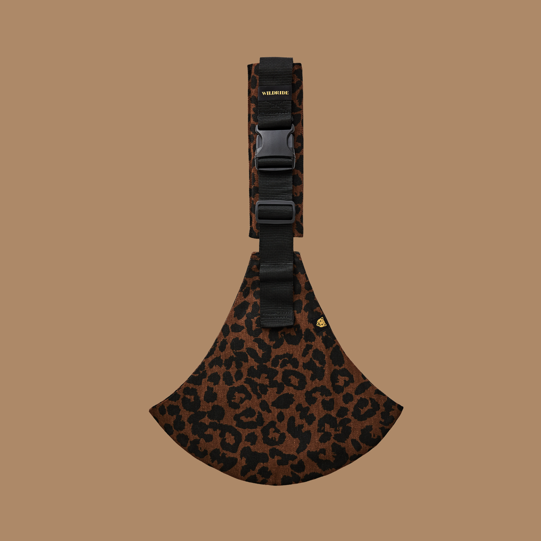 Toddler Carrier Leopard Print Brown
