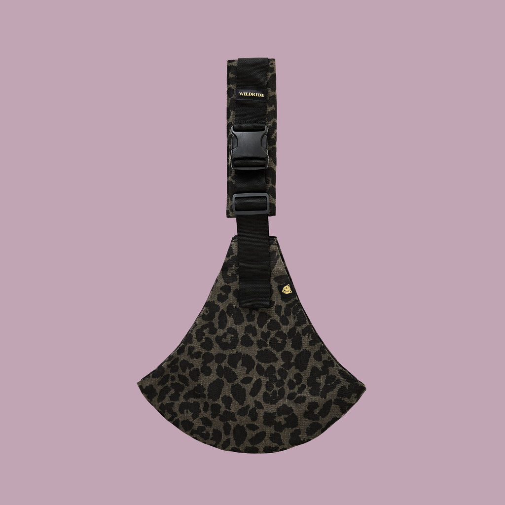 Toddler Carrier Leopard Print Grey