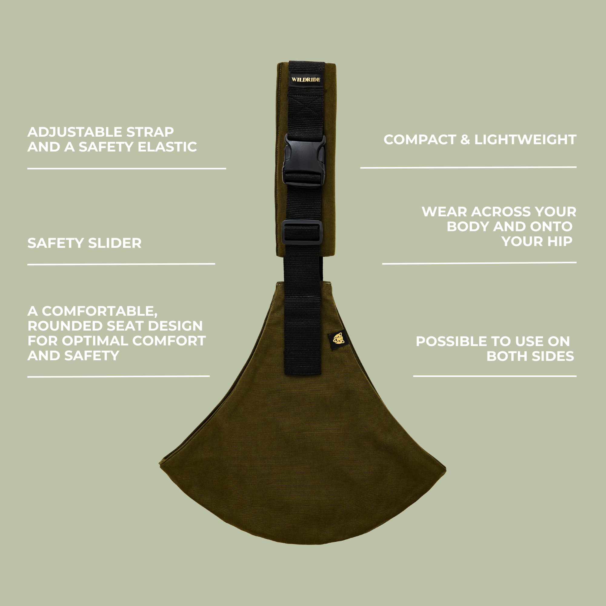 Toddler Carrier Army Green
