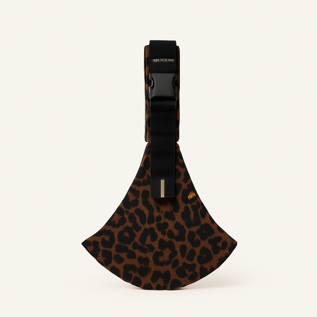 Toddler Carrier Leopard Print Brown — primary — Clean ecommerce product shot — refreshed editorial photography