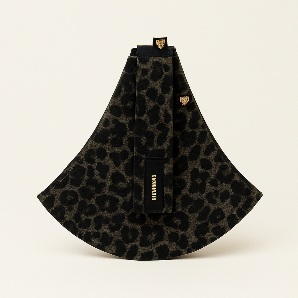 Toddler Carrier Leopard Print Grey — primary — Clean ecommerce product shot — refreshed editorial photography