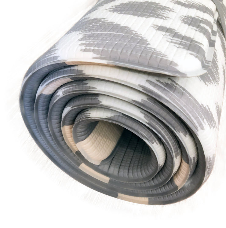 ikat + stripe - grey