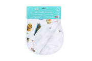 Gift Set: Los Angeles Baby Muslin Swaddle Blanket and Burp Cloth/Bib Combo by Little Hometown