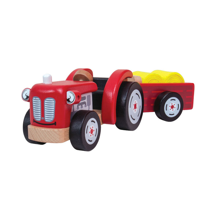 Tractor and Trailer by Bigjigs Toys US